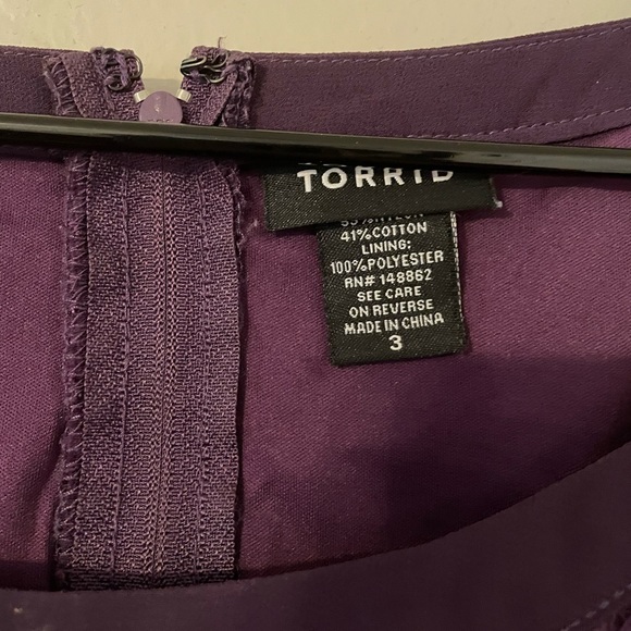 Babydoll style torrid top - Picture 3 of 3